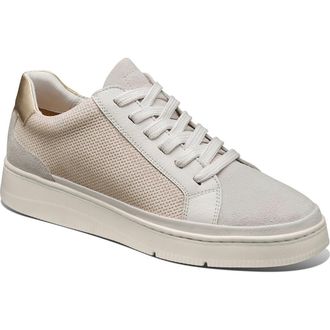 Samuel Hubbard Featherlight Laguna Sport Sneaker in Textured Pearl Leather at Nordstrom, Size 6.5