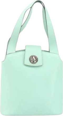 Celine Pre-owned Vintage Handtas - Dames - Vintage Handtas - Groen - ONE Size - Leer - Vintage