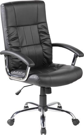 Serena Serena - Silla De Oficina Melton, Sill&oacute;n Ejecutivo Con Reposabrazos, Silla De Oficina Ergon&oacute;mica, Cm 69x64h106/116, Negro