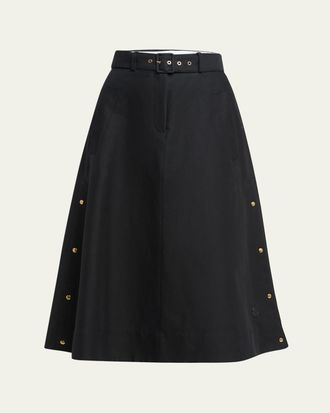 Moncler Belted Utility Skirt