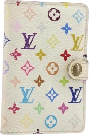 Louis Vuitton Pre-owned Canvas Home-Office Portemonnee - Dames - Vintage Accessoires - Veelkleurig - ONE Size - Vintage