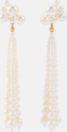 Jennifer Behr Orecchini pendenti Charlena con perle