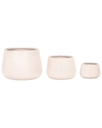 Safavieh Set Of 3 Sara Planter Pots