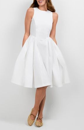 Trina Turk Lombardy Dress in White at Nordstrom, Size 14