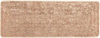 vidaXL Pasillo De Alfombra Marsa Marr&oacute;n 100 X 250 Cm Poli&eacute;ster Y Pvc Vidaxl