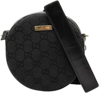 Gucci Pre-owned Cross Body Bags, female, Black, Size: ONE SIZE Pre-owned Vintage Cross Body Bag