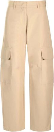 Palm Angels Donna, Pantaloni, Beige, S, new