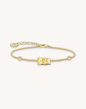 Thomas Sabo Bracciale tonalit&agrave; oro e bianco