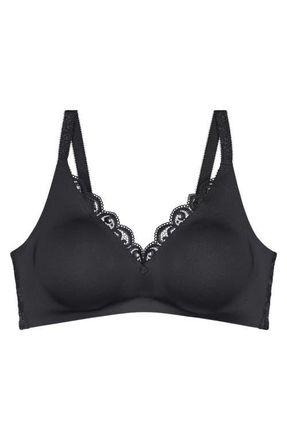 Triumph Amourette Wireless Minimizer in Black at Nordstrom, Size 40F