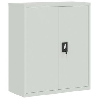 vidaXL Vidaxl - Armario Archivador De Acero Gris Claro 90x40x105 Cm