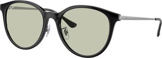 Ray-Ban RB4334D Asian Fit 6292/2 Mens Sunglasses Black Size 55