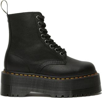 Dr. Martens Platform 1460 Pascal Max Laarzen - Dames - Veterlaarzen - Zwart - 37 EU - Leer - Schoenen