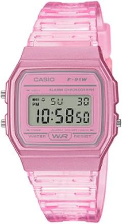Casio Waterproof Sports Pink Digital F-91WS-4
