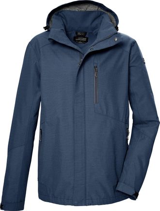 Killtec Funktionsjacke KILLTEC KOS 256 MN JCKT, Herren, Gr. 4XL, blau (dunkelblau), Obermaterial: 100% Polyester;Futter: 100% Polyester, Jacken Funktionsjacke