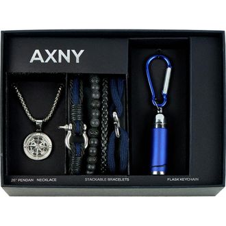 American Exchange Mens 6-Piece Assorted Gift Set in Silver/Blue at Nordstrom Rack