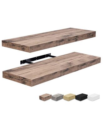 Sorbus Set of 2 Floating Shelves
