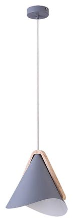 Rabalux Luce Appesa Neva Metallo Grigio E27 1x Max 60w H: 120 Cm L: 24,5 Cm Dimmabile