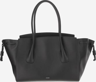 Jil Sander Womens Leather Bag Black Shoulder