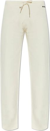 Balenciaga Back Low Waist Trainingsbroeken - Dames - Sweatpants - Beige - XS - Katoen - Broeken