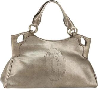 Cartier Pre-owned Handbag - Dames - Vintage Handtas - Bruin - ONE Size - Leer - Vintage