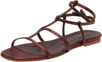 Julie Dee Me600 Berg Wash Moro Sandalo - - Shoes - Donna - Marrone - 36 EU