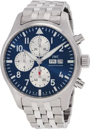 IWC Limited Edition Pilots Laureus Chronograph Automatic Blue Dial Watch IW378010