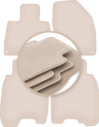 OEM Alfombrillas Beige Premium Para Honda Civic Viii (ufo) Hatchback 2006-2012