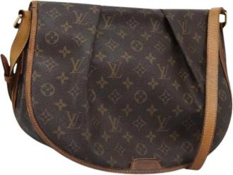 Louis Vuitton Pre-owned Cross Body Bags, female, Brown, Size: ONE SIZE Pre-owned Canvas Cross Body Bag
