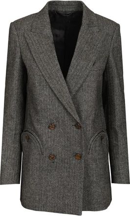 Blaz&eacute; Milano Jassen - Dames - Blazers - Grijs - L - Jassen