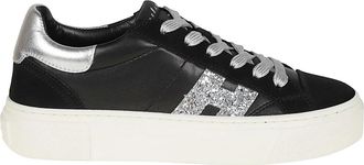 Hogan H705 Sneakers - Dames - Sneakers - Zwart - 37 1/2 EU - Leer - Schoenen