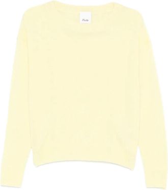 Allude Maglione a coste - Giallo