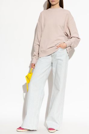 Golden Goose Oversize Sweatshirt, Womens, Pink