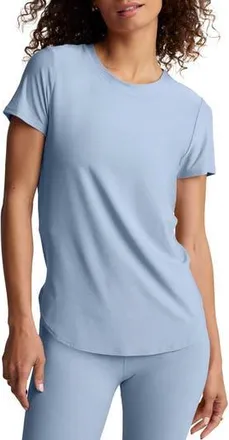 Beyond Yoga On the Down Low T-Shirt in Blue Zen Heather at Nordstrom Rack, Size X-Small