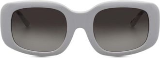 Linda Farrow CELESTE LFL1504 C2 Mens Sunglasses White Size 55