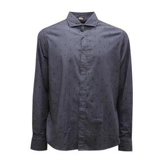 PORTOFIORI Geranio 2263 Shirt - - Shirts - Uomo - Blu - L