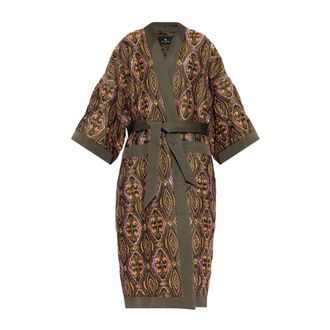Etro Cappotto con applicazioni - - Blouses & Shirts - Donna - Verde - S