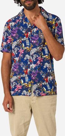 OppoSuits Transformers Camp Shirt in Multicolor at Nordstrom, Size Xx-Large
