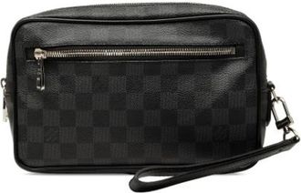 Louis Vuitton Pre-owned Kasai Clutch - Dames - Vintage Clutch - Zwart - ONE Size - Leer - Vintage