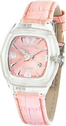 Chronotech Multicolor Leather Dress Womens Watch