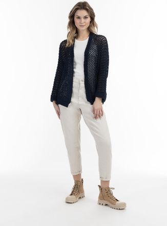 Dreimaster Dreimaster Gebreid vest Dames marine