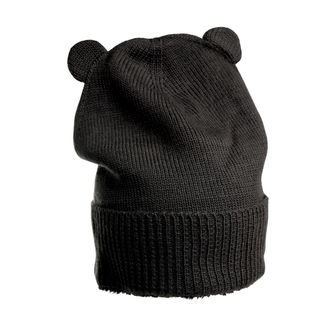 Nirvanna Designs Bear Cub Ears Hat in Black at Nordstrom, Size Medium