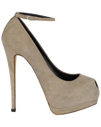 Giuseppe Zanotti Womens Suede Platform Pump (Authentic Pre-Loved)