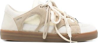 Santha Panelled Lace-up Sneakers