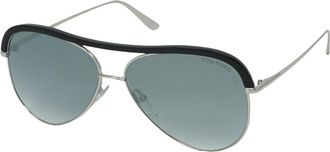Tom Ford Womens Sabine Ft0606 18B Sunglasses - Black Metal - One Size