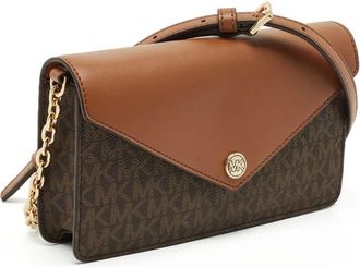 Michael Kors Borsa mini con monogramma - Marrone