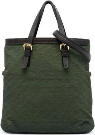 Louis Vuitton Pre-owned Tote Bags, female, Green, Size: ONE SIZE Pre-owned Francoise Tote Bag