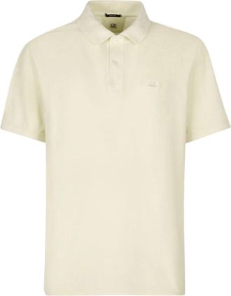 C.P. Company Polo Shirt - Heren - Polos - Geel - S - Katoen - Tops