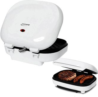 Brentwood Electric Contact Grill 2 Slice Capacity - White