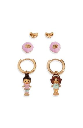 Alex and Ani Polly Pocket Earring Set in Gold at Nordstrom