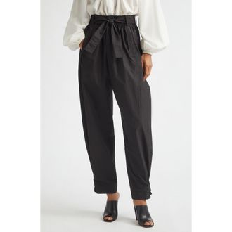 Derek Lam Tamsin Crop Cargo Pants in Black at Nordstrom, Size X-Large